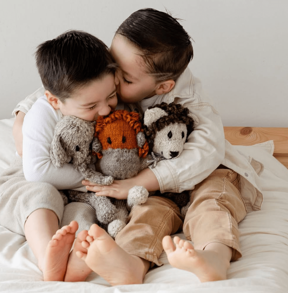 Organic Wool Knit Buddy  | Opal the Oranguntan