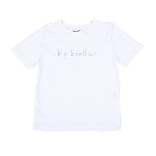 Magnolia Baby | Big Brother Embroidered T-Shirt