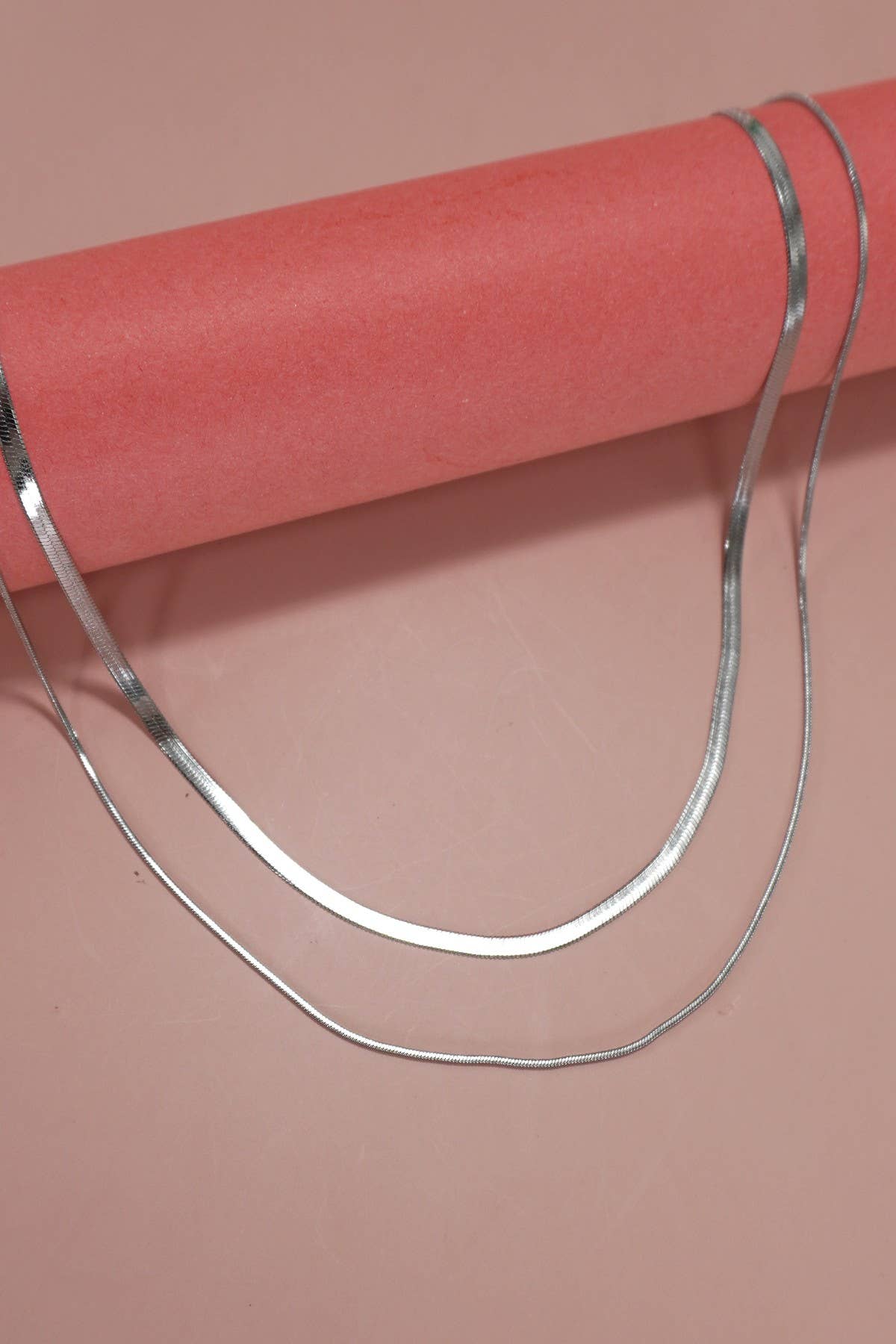 Multi-Layer Herringbone Necklace