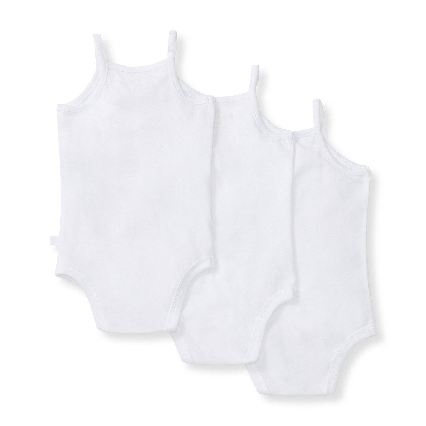 Baby Camisole Bodysuits 3 Pack - Cloud | Organic Cotton