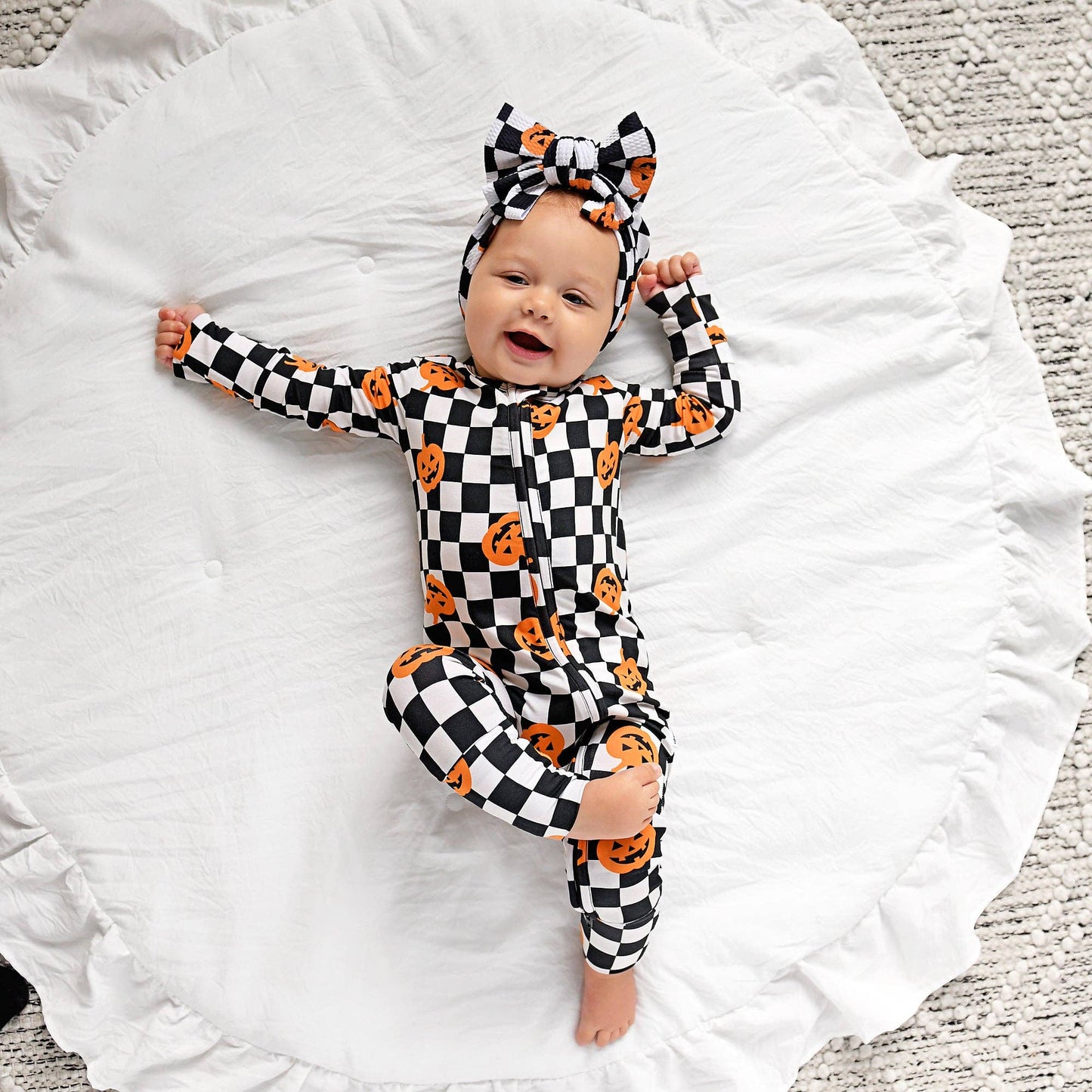 Merlin Pumpkin Zip Romper