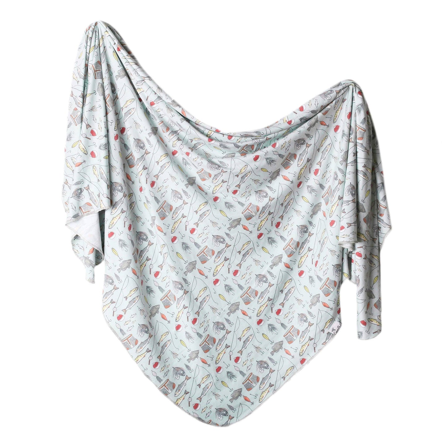Copper Pearl | Knit Swaddle Blanket - Trout