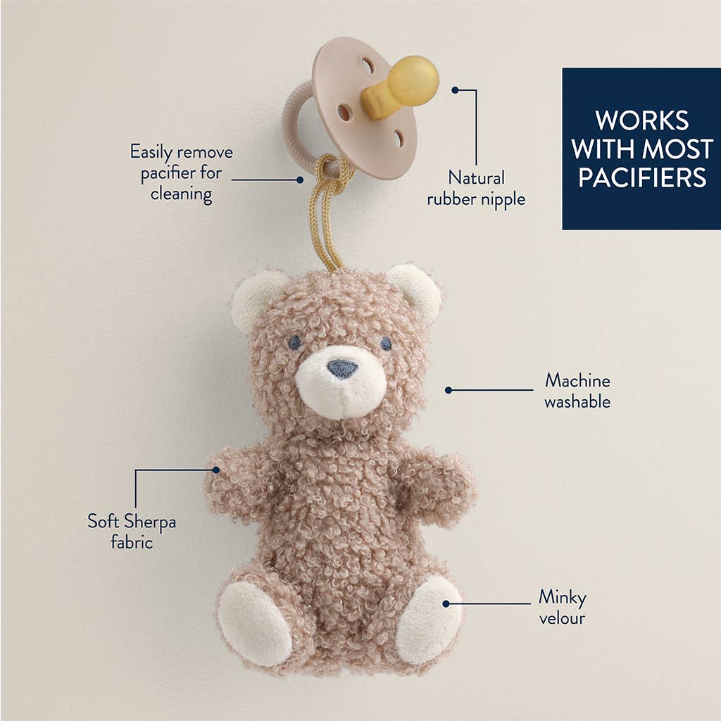 Itzy Ritzy | Bitzy Pal Natural Rubber Pacifier & Plush