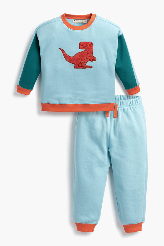 Colorblock Dinos Sporty Sweatsuit