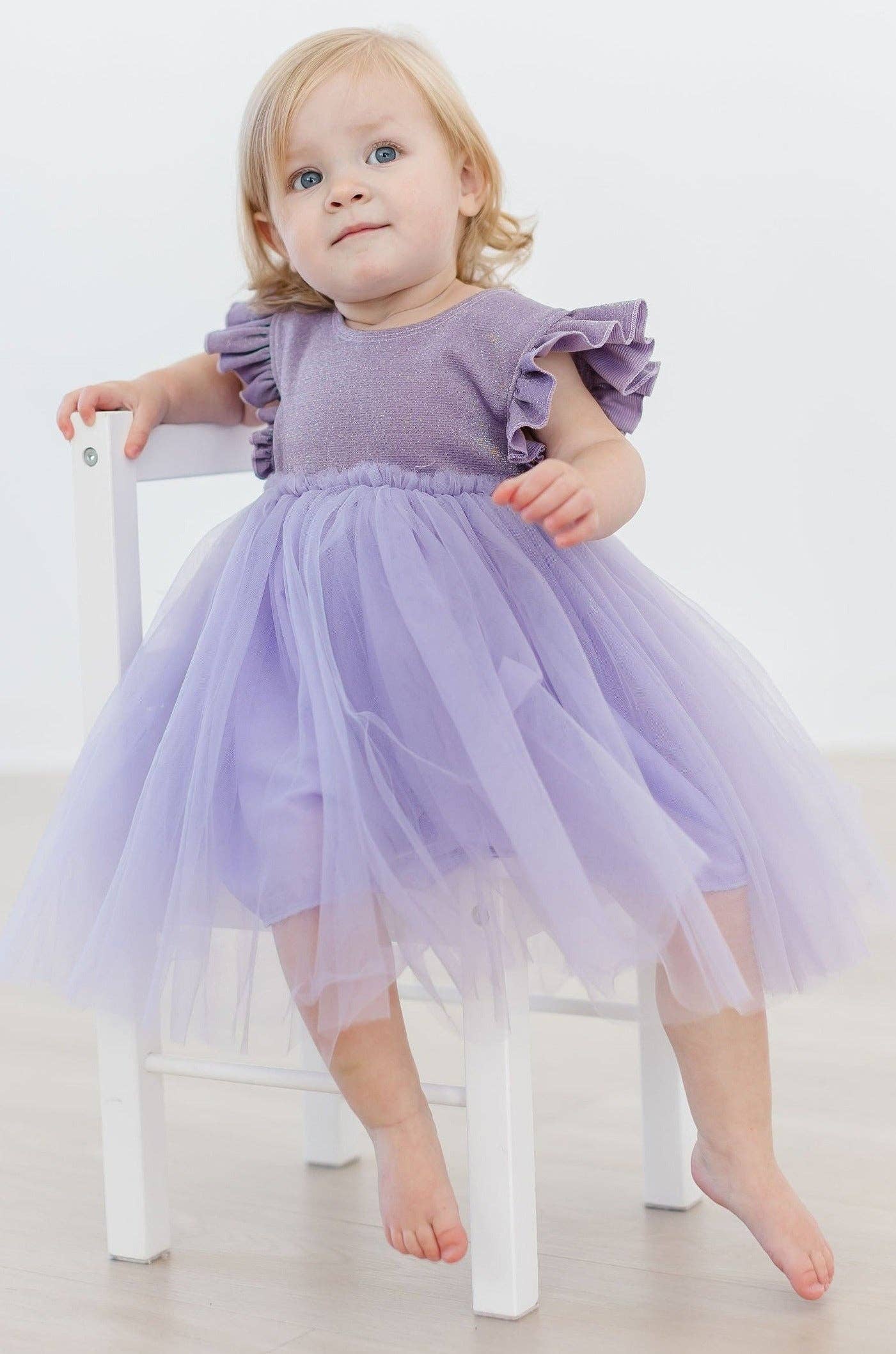 Mila & Rose - Lavender Shimmer Tutu Dress