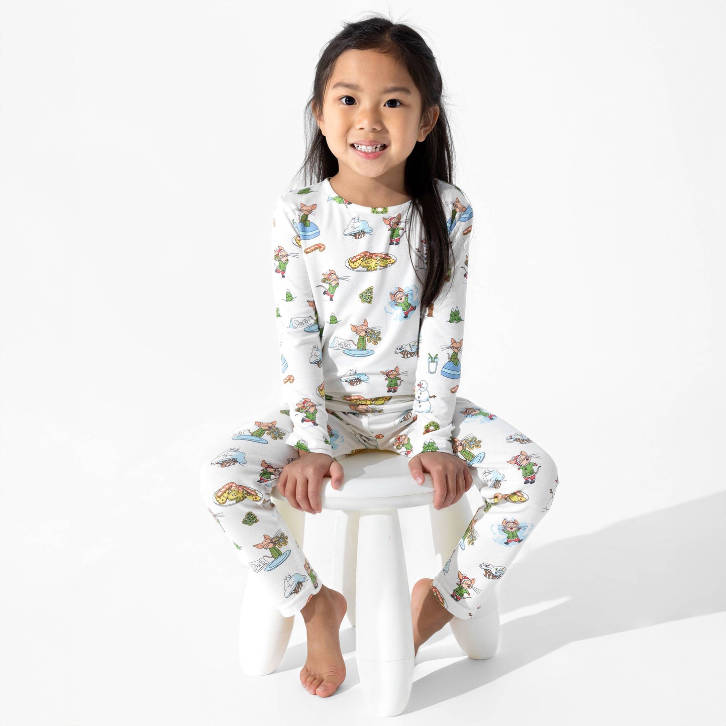 If You Give A Mouse A Cookie Christmas Bamboo Kids Pajamas