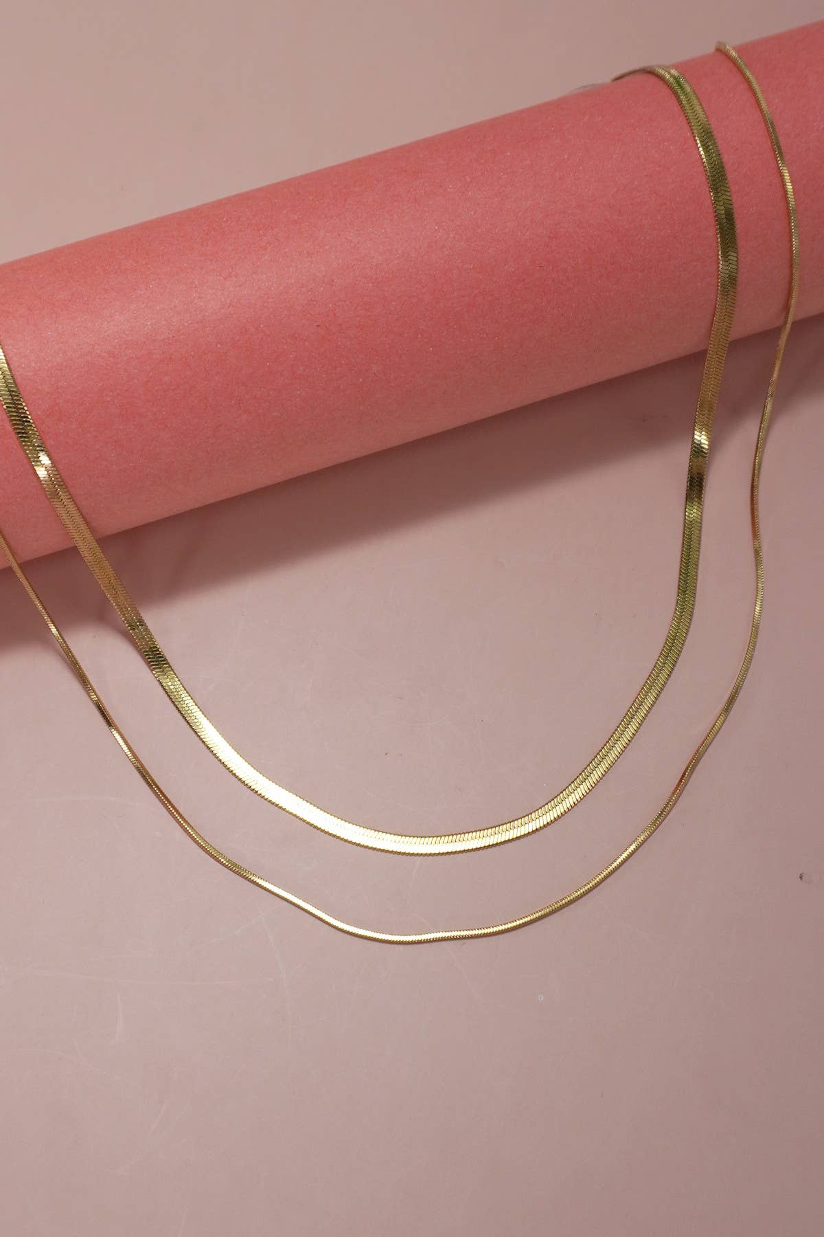 Multi-Layer Herringbone Necklace
