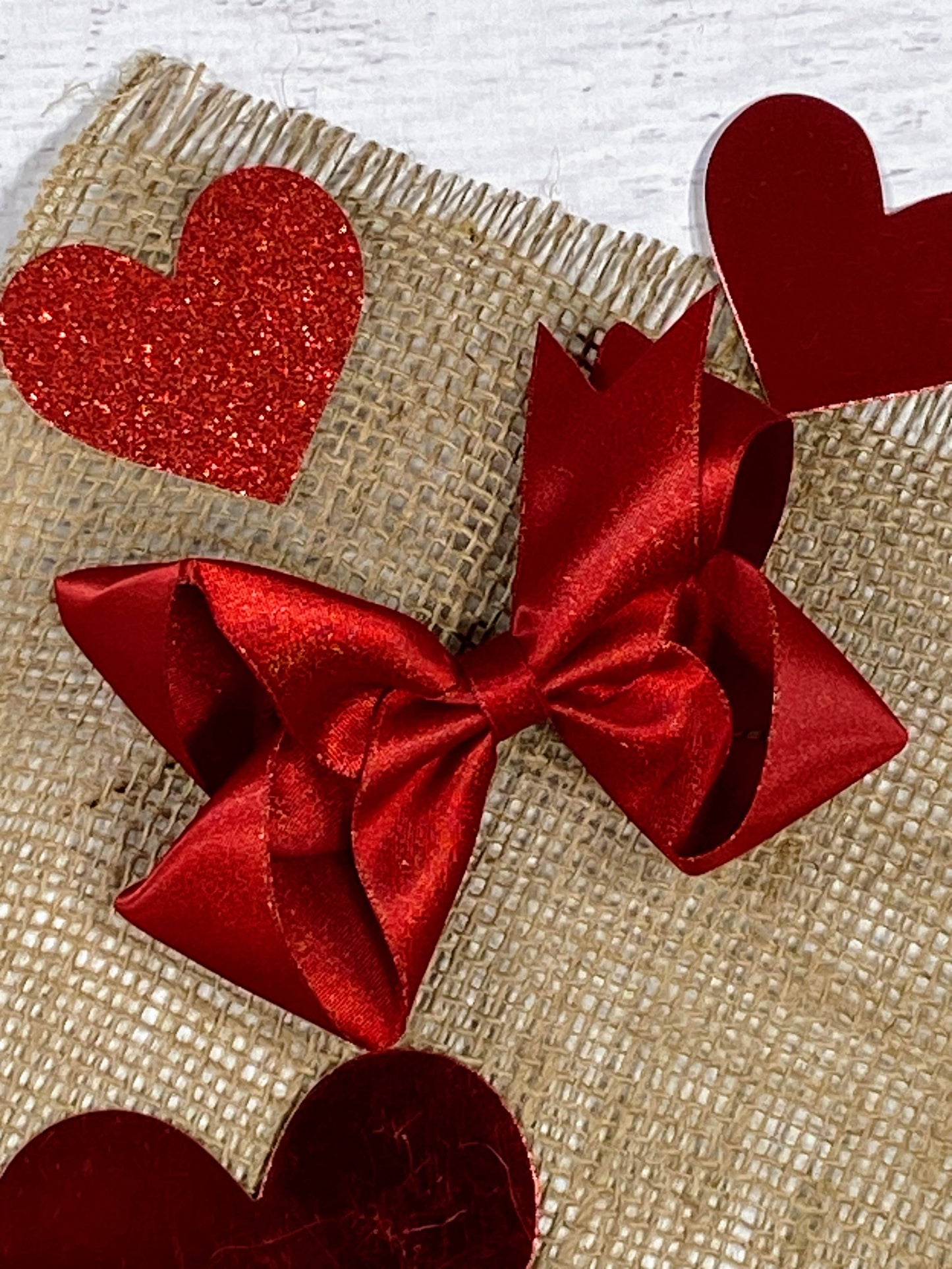 Holiday Shimmer Satin Hair Bows