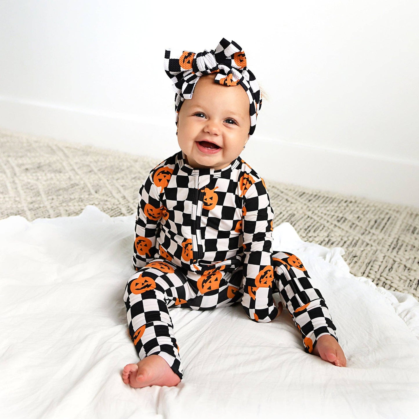 Merlin Pumpkin Zip Romper