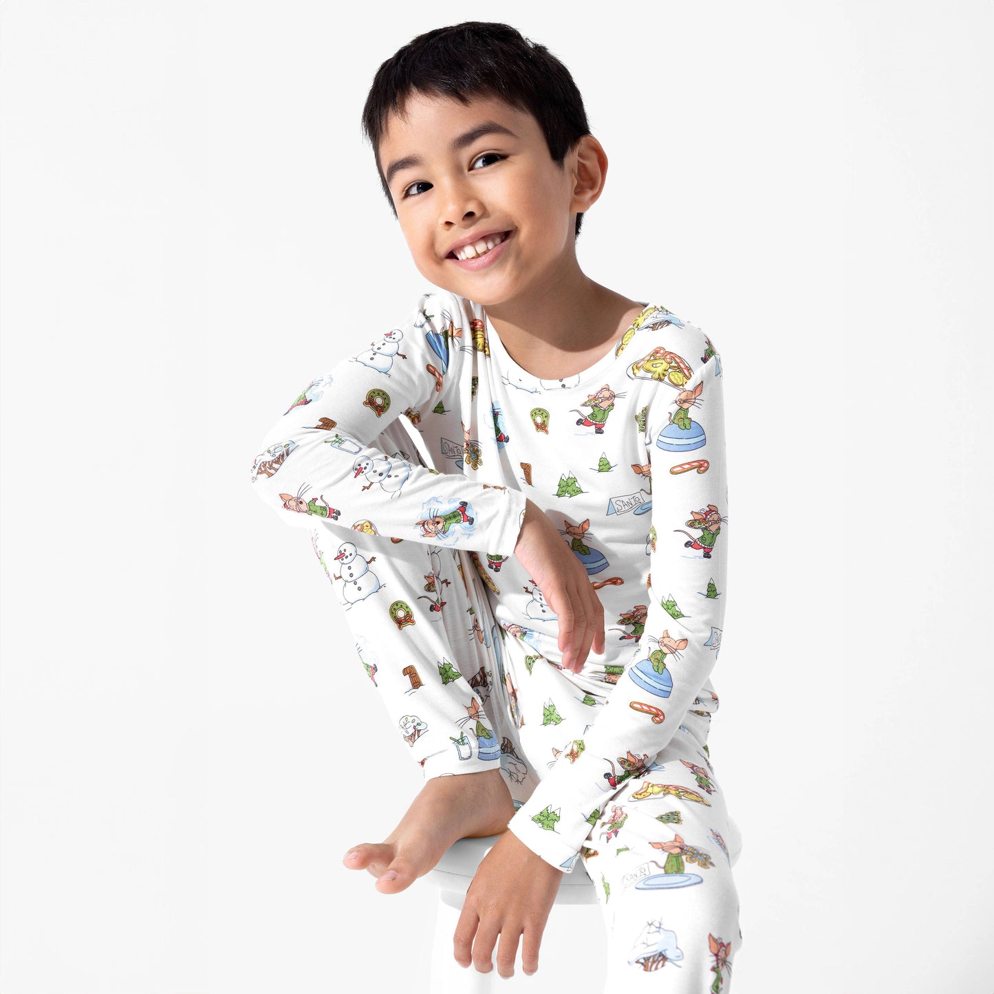 If You Give A Mouse A Cookie Christmas Bamboo Kids Pajamas