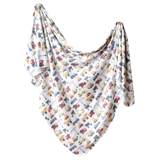 Copper Pearl | Knit Swaddle Blanket - Diesel
