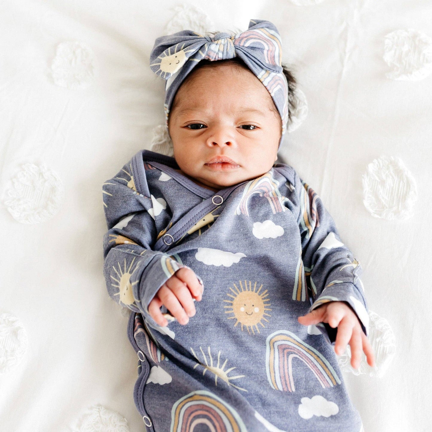 Copper Pearl | Newborn Knotted Gown - Hope