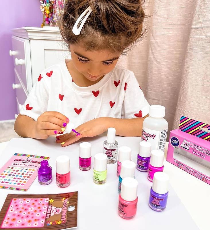 Piggy Paint - Happy Hands Gift Set Non-Toxic Kids Nail Polish