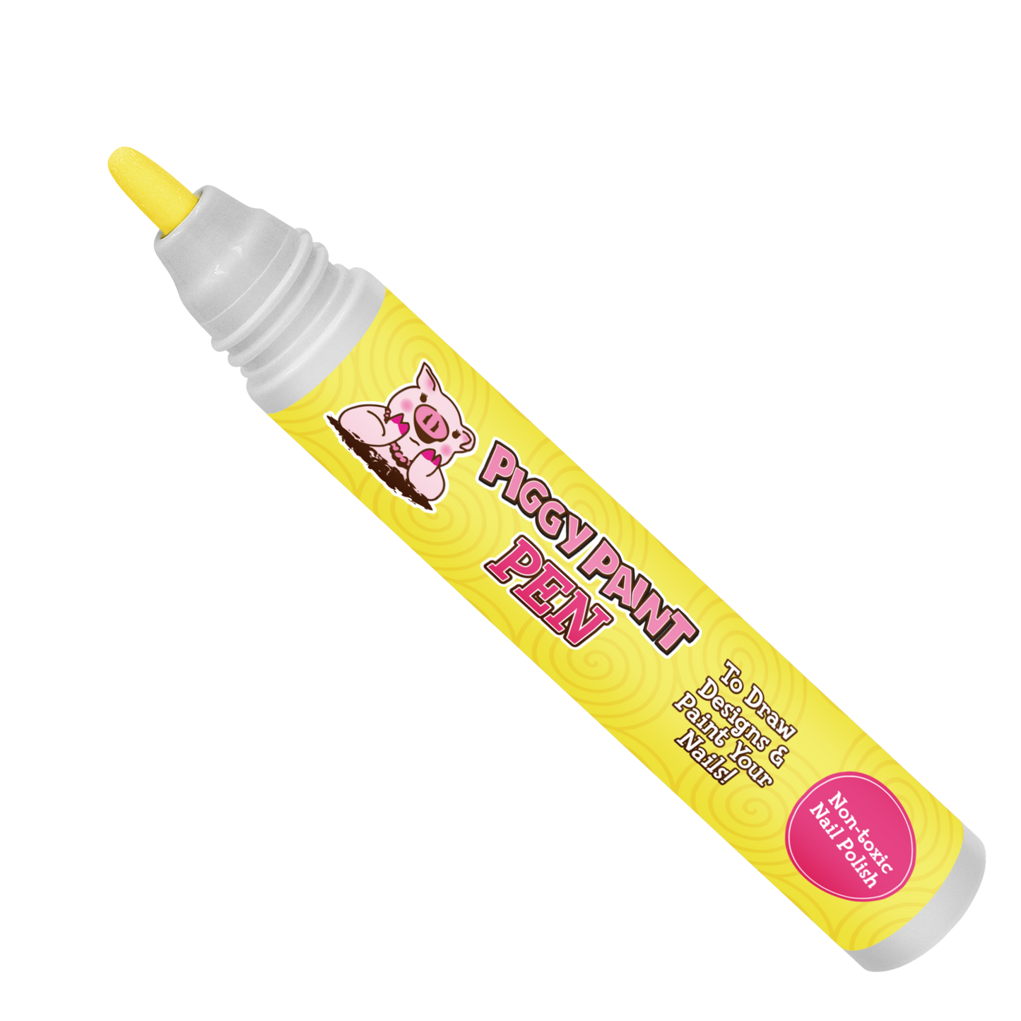 Piggy Paint - Yippee Yellow Piggy Paint Pen - Kids Non-toxic Nail Polish