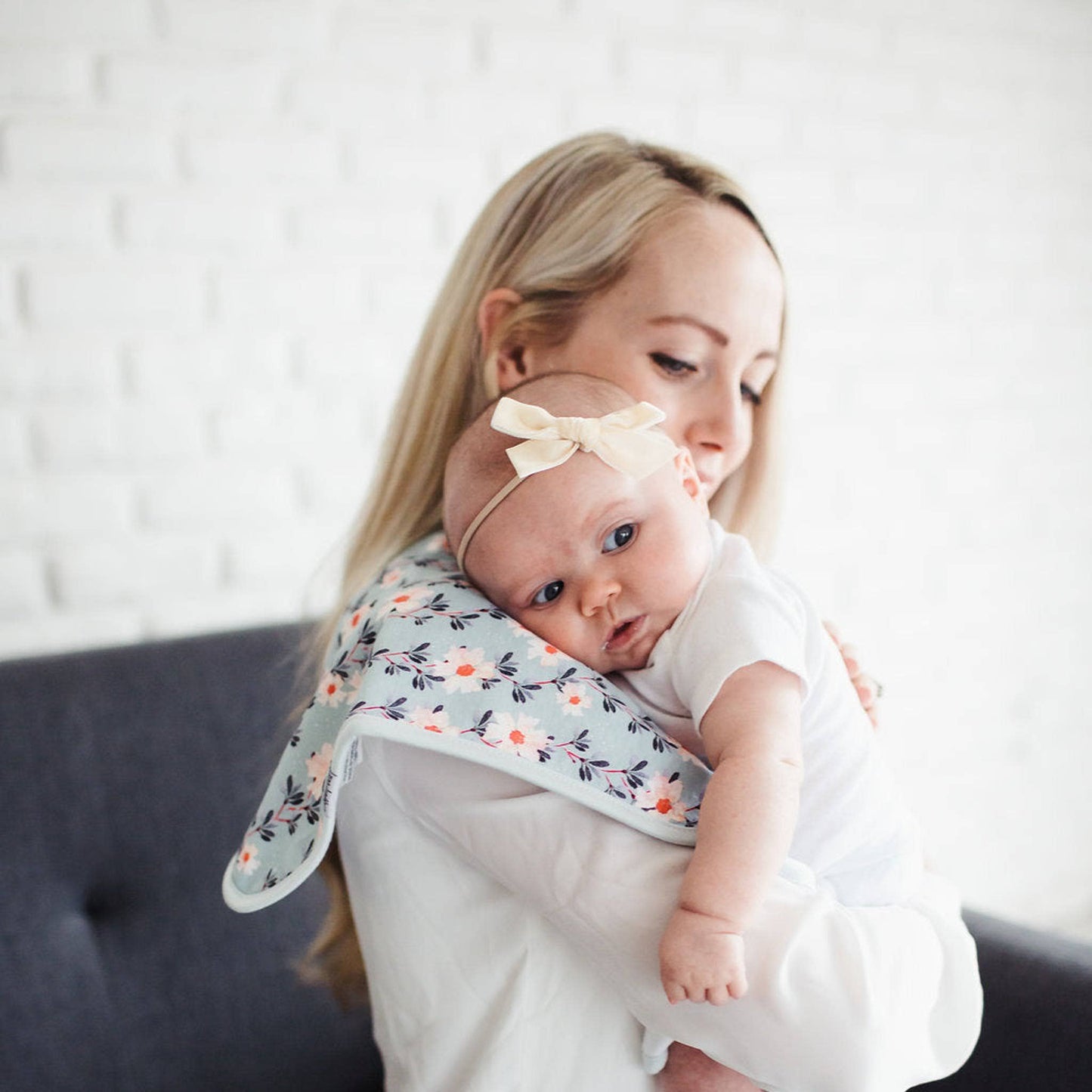 Copper Pearl | 3 Pack Premium Burp Cloths - Morgan