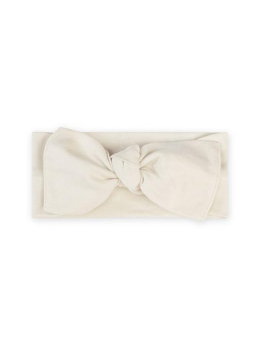 Colored Organics - Organic Baby Knot Bow Wrap - Natural
