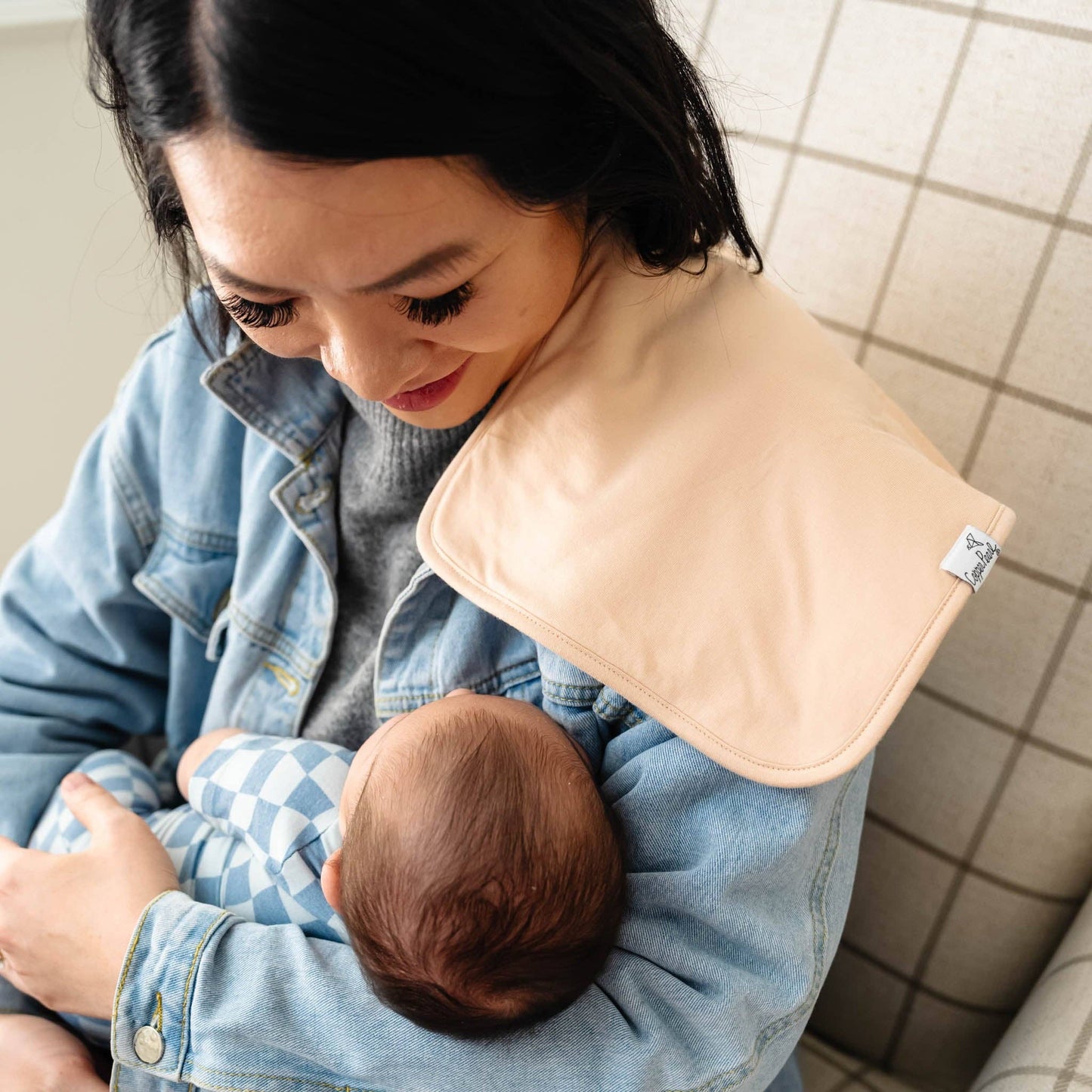 Copper Pearl | 3 Pack Premium Burp Cloths - Ryder