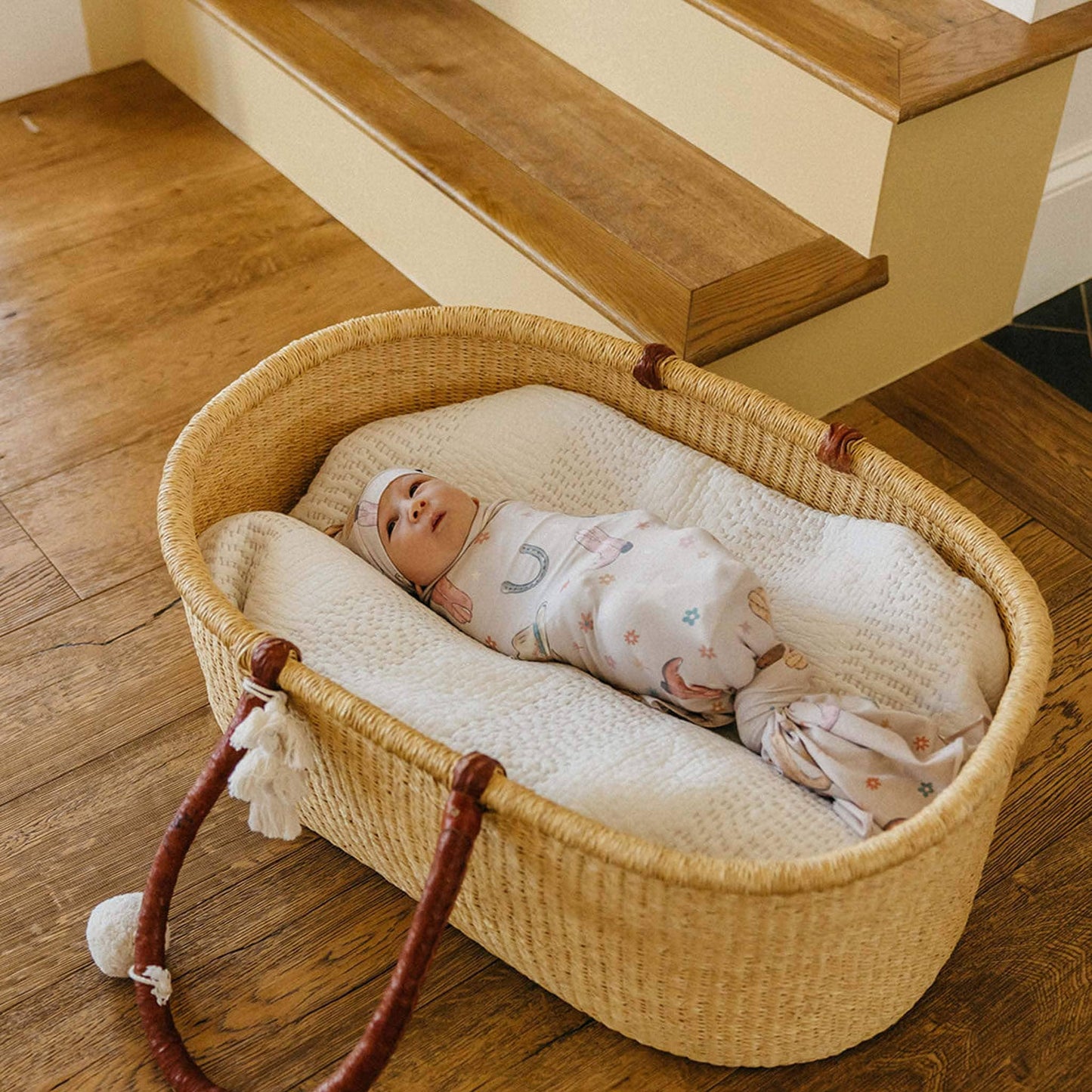 Copper Pearl | Knit Swaddle Blanket - Cheyenne