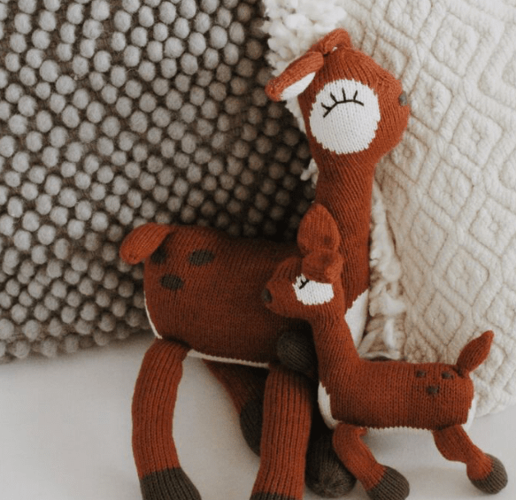 Finn + Emma - Baby rattle buddy | sienna the deer