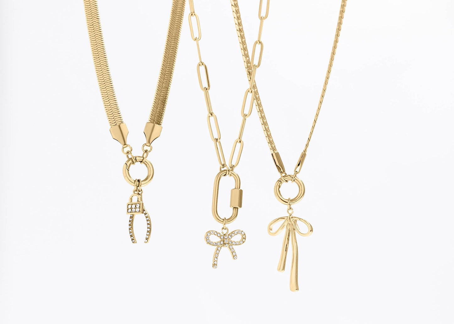 Paperclip Carabiner Necklace