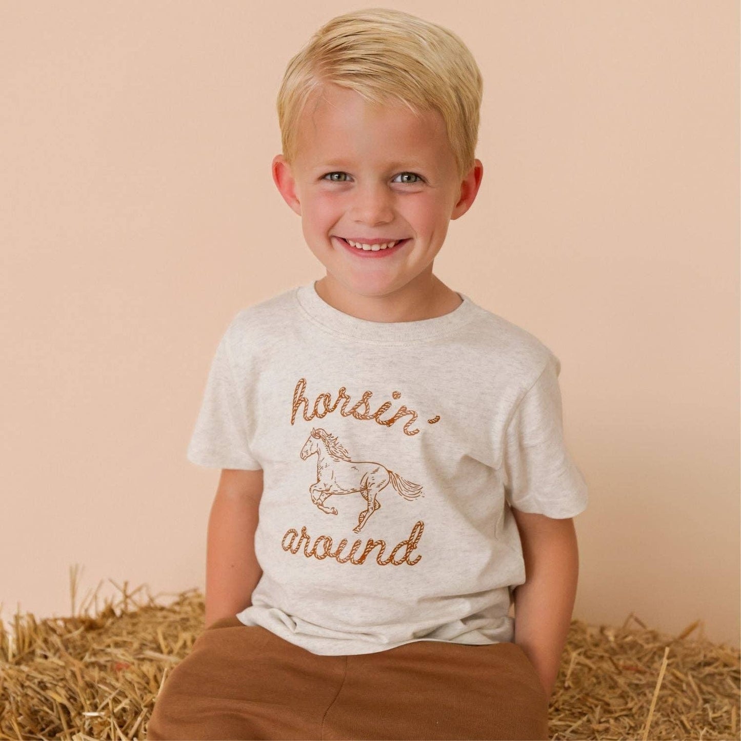 Horsin' Around Western Short Sleeve T-Shirt