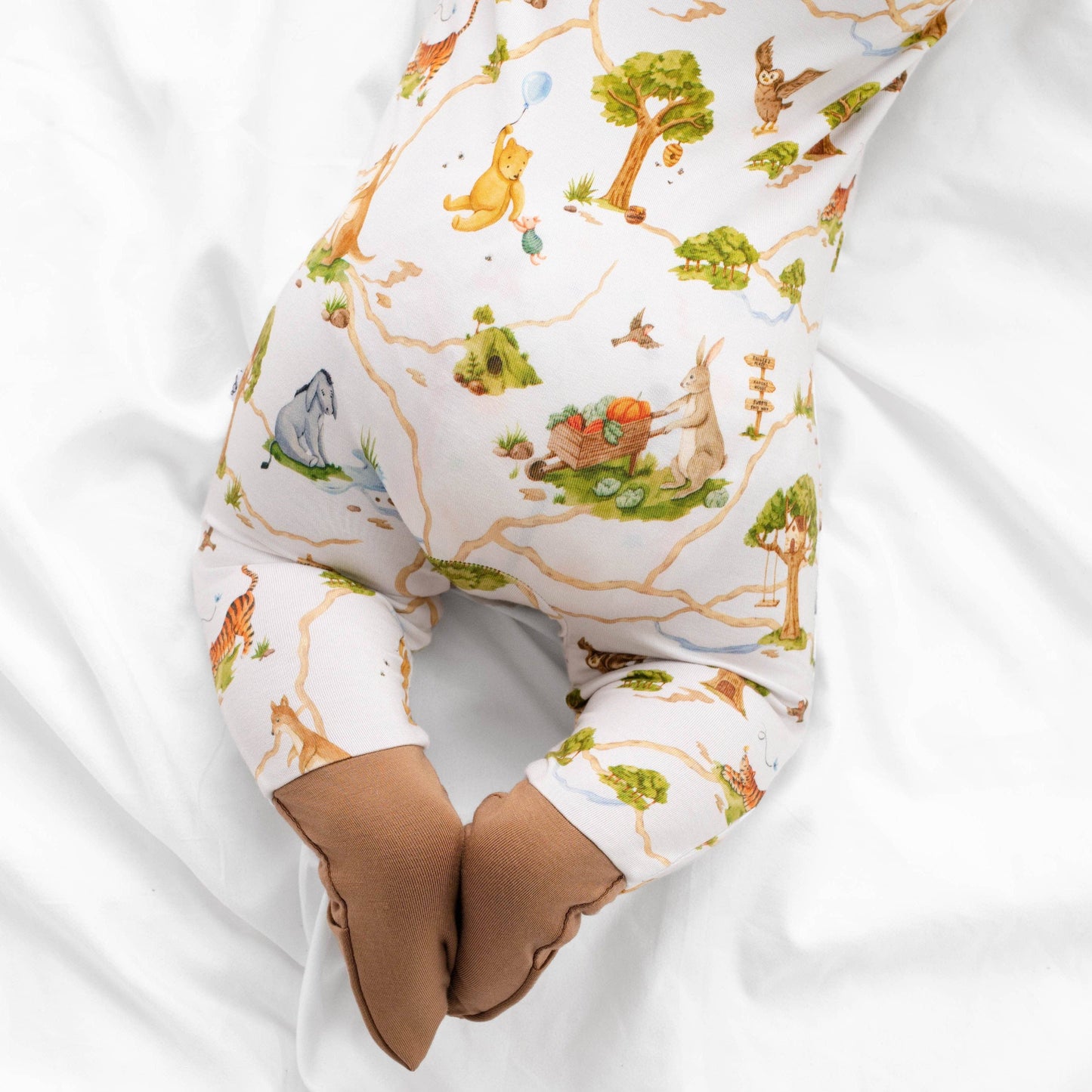 Oh Bother, It's Bedtime Bamboo Zipper Romper