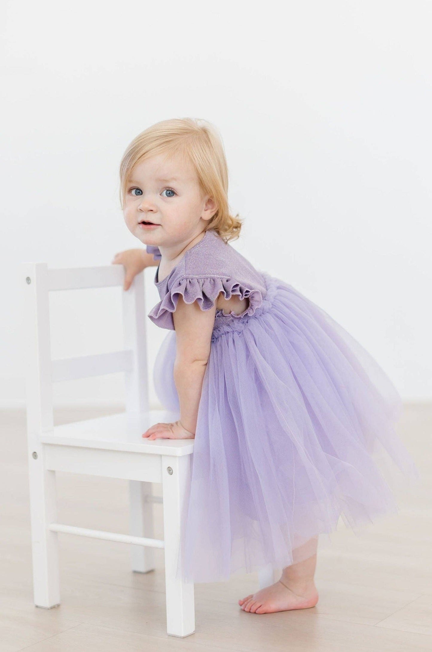 Mila & Rose - Lavender Shimmer Tutu Dress