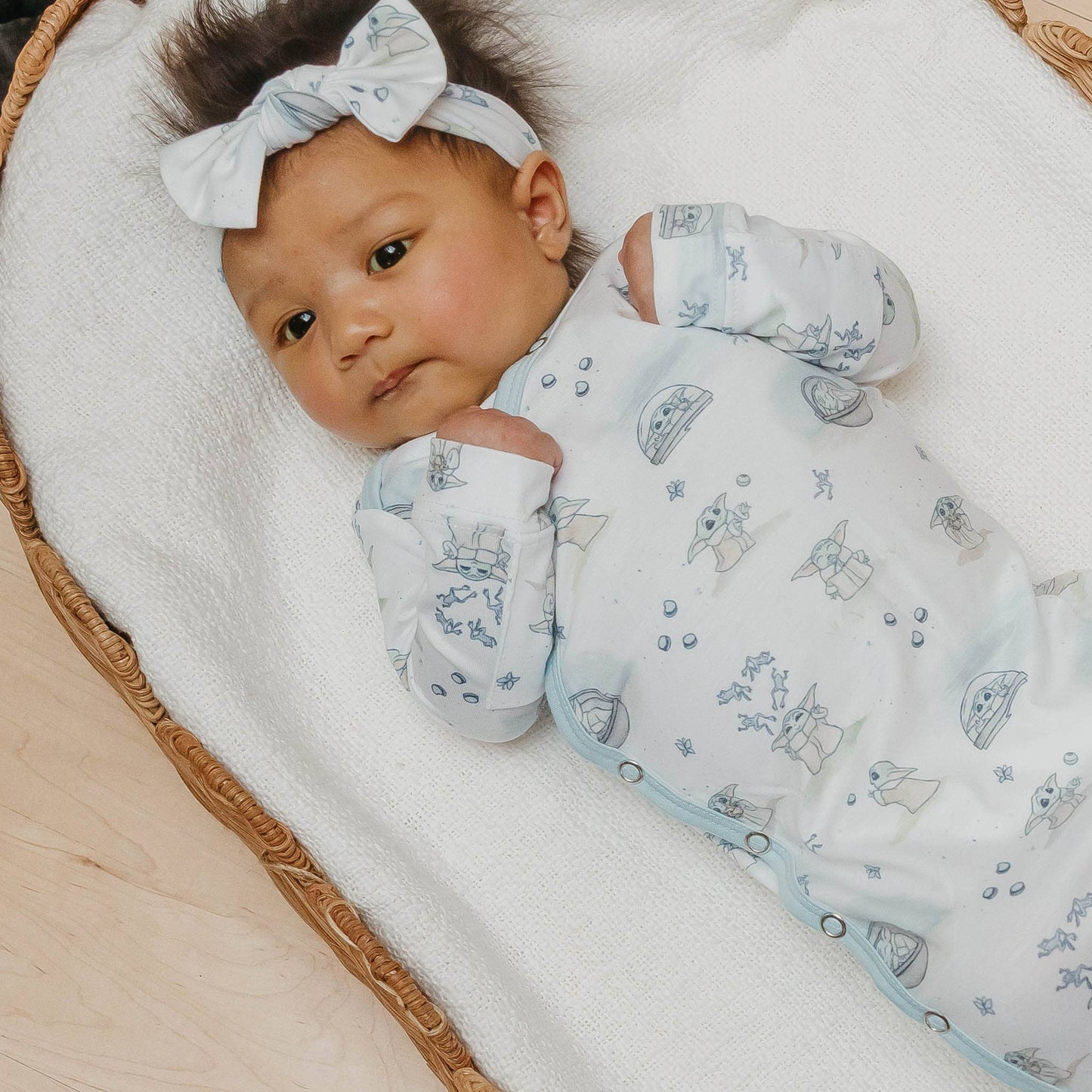 Copper Pearl | Newborn Knotted Gown - Star Wars Grogu