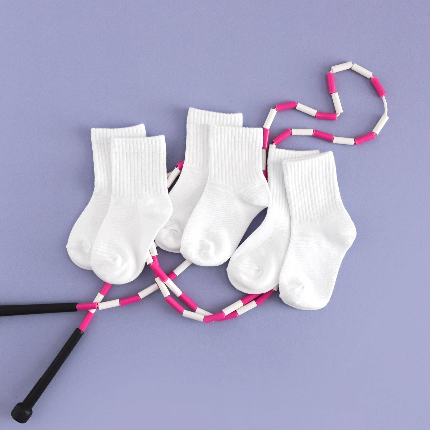 Crew Socks 3-Pack - White