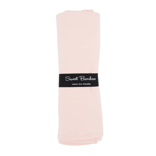 Oversized Bamboo Swaddle - Pink Blush