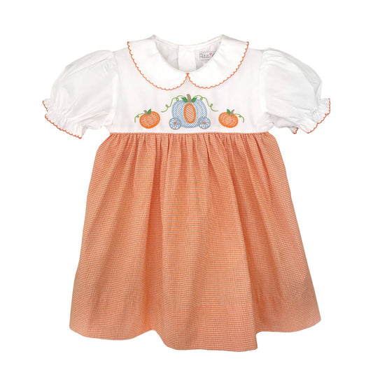 Princess Pumpkin Embroidered Dress