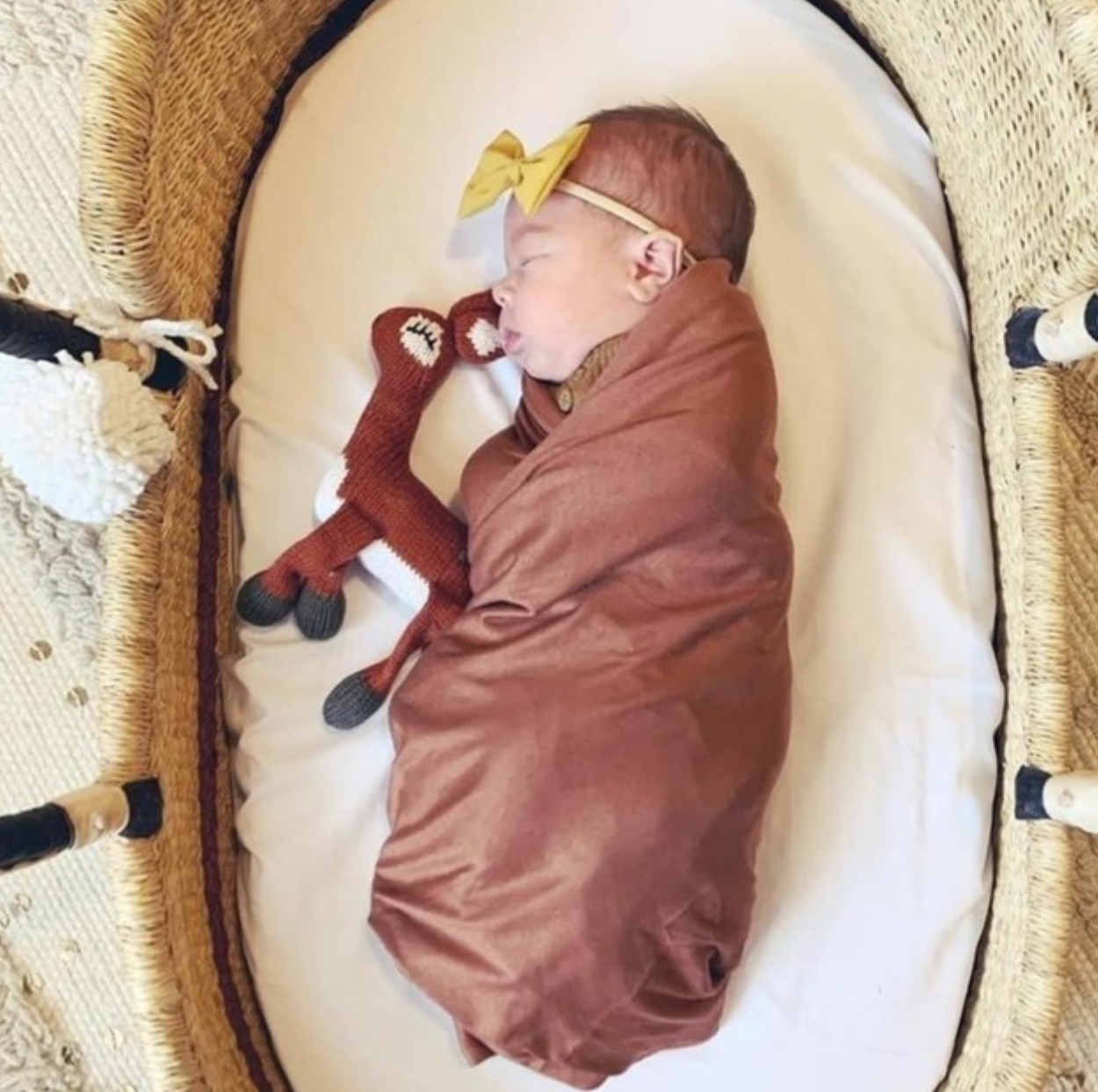 Finn + Emma - Baby rattle buddy | sienna the deer