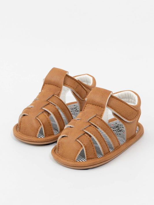 Suede Velcro Fisherman Baby Sandals