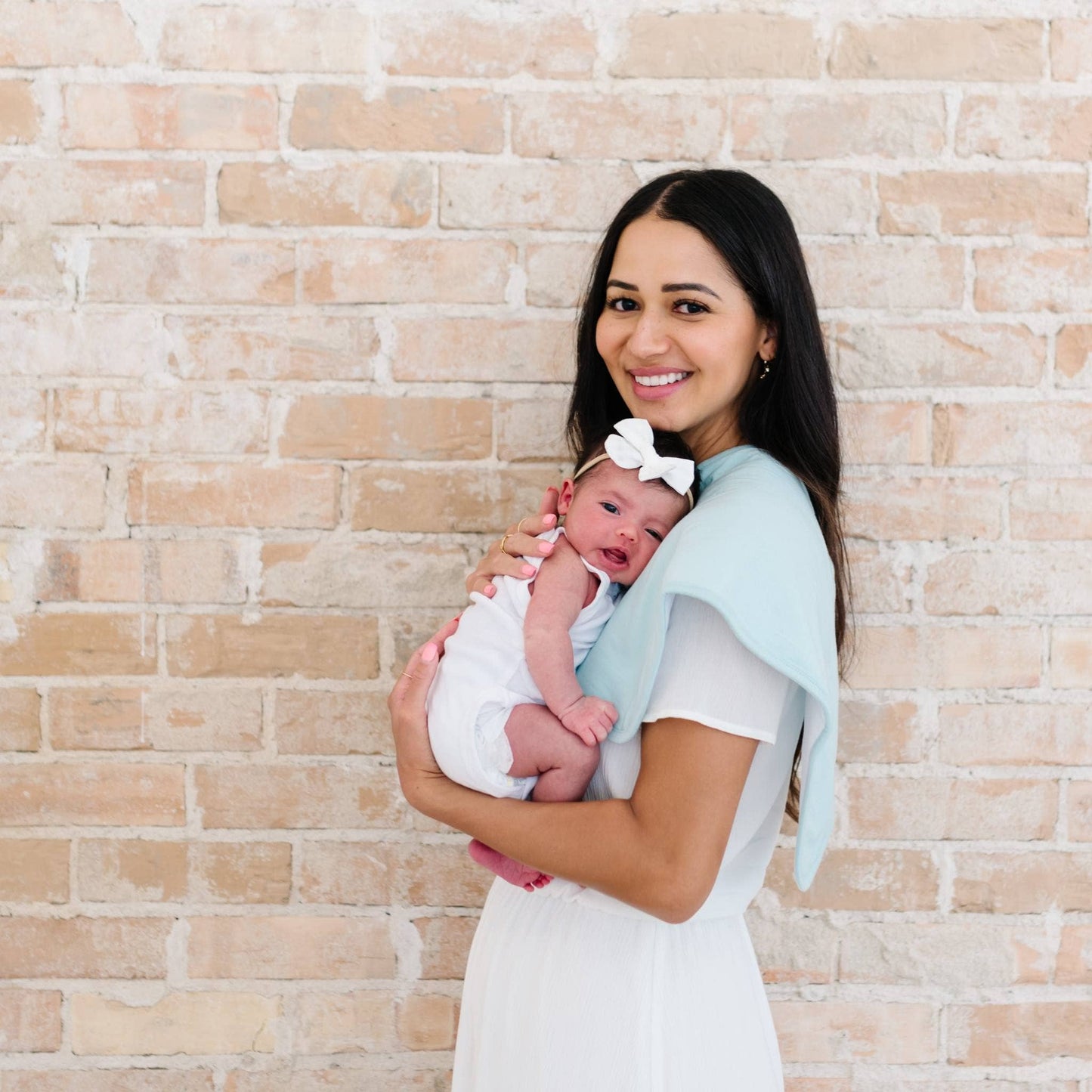 Copper Pearl | 3 Pack Premium Burp Cloths - Stone
