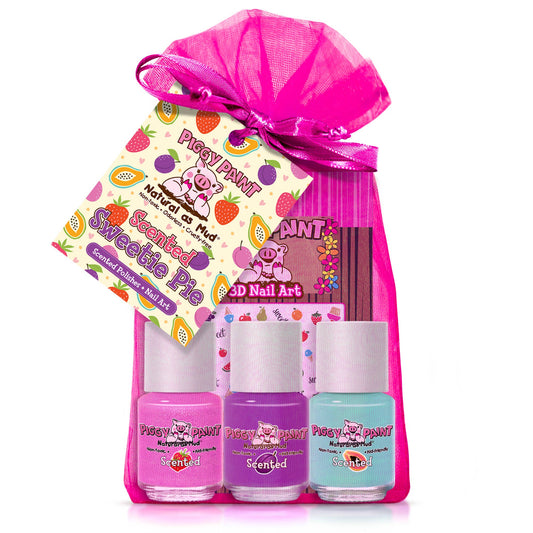 Piggy Paint - Scented Sweetie Pie - Gift Set - Kids Non-toxic Nail Polish
