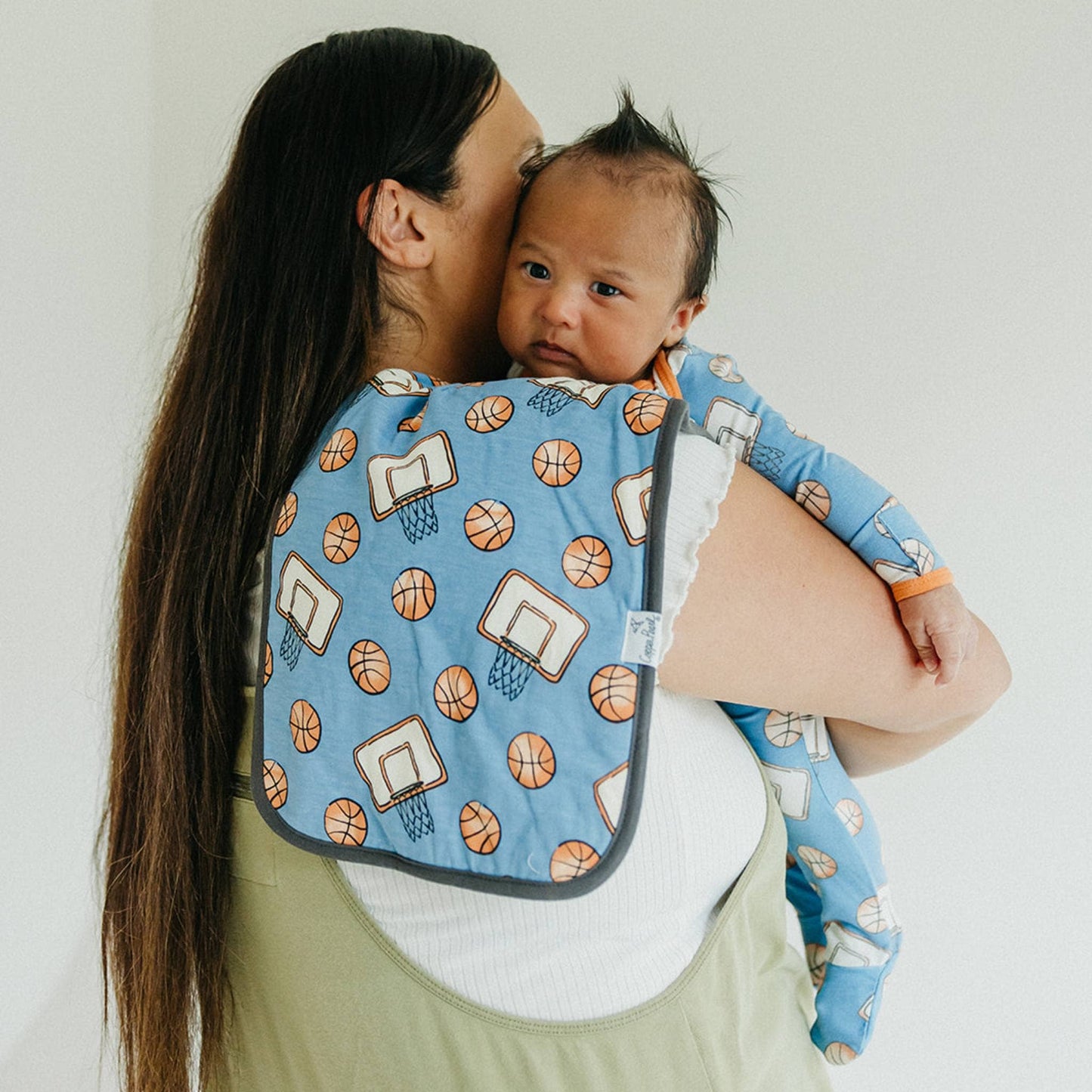 Copper Pearl | 3 Pack Premium Burp Cloths - Dunk