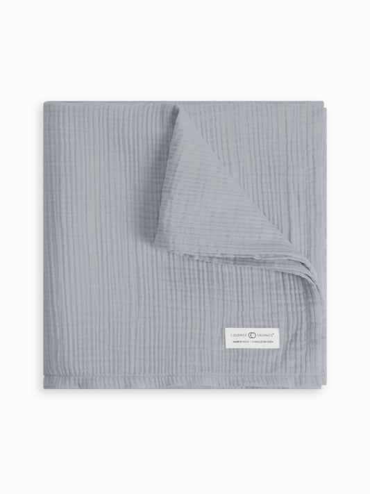 Colored Organics - Organic Baby Muslin Swaddle Blanket - Mist