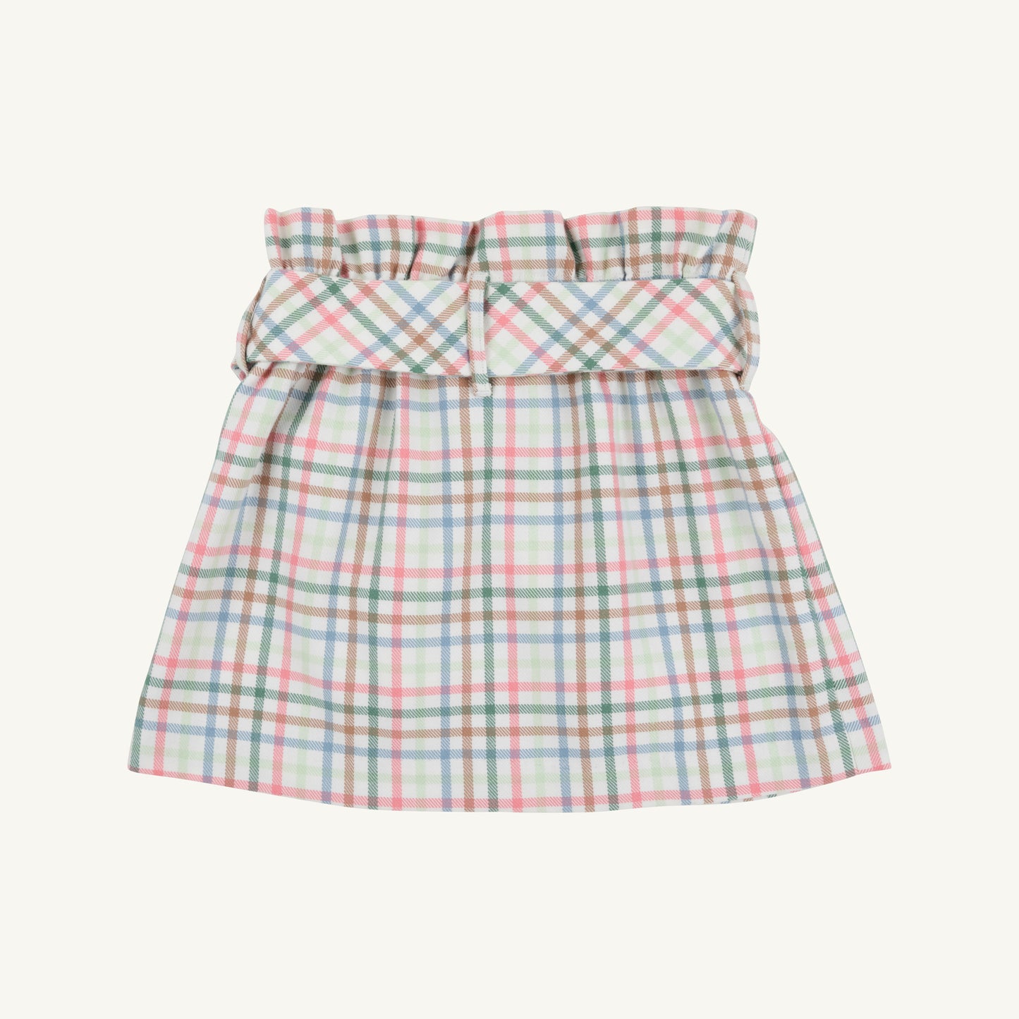 TBBC | Beasley Bow Skirt (Woven Yarn) - Manalapan Plaid