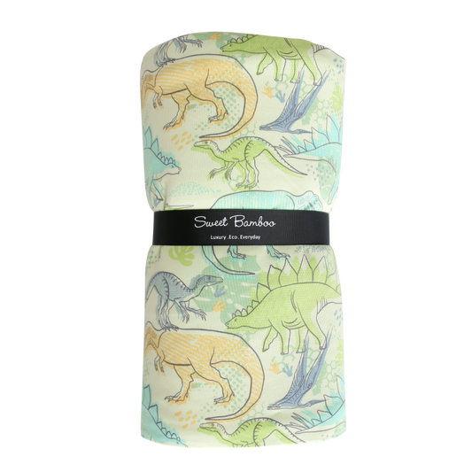 Sweet Bamboo - Toddler Cloud Blanket Neon Dino