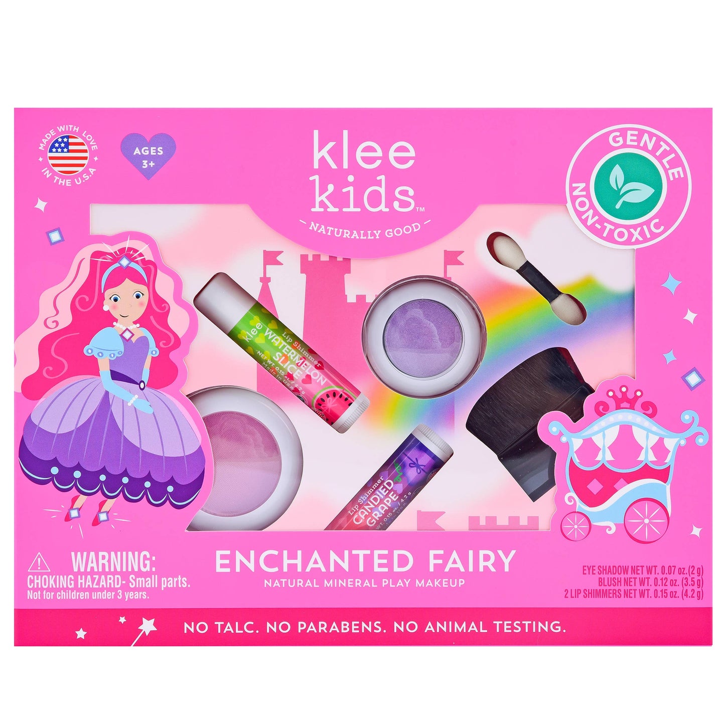 Klee Naturals - Crystal Palace Fairy - Klee Kids Play Makeup 4-PC Kit