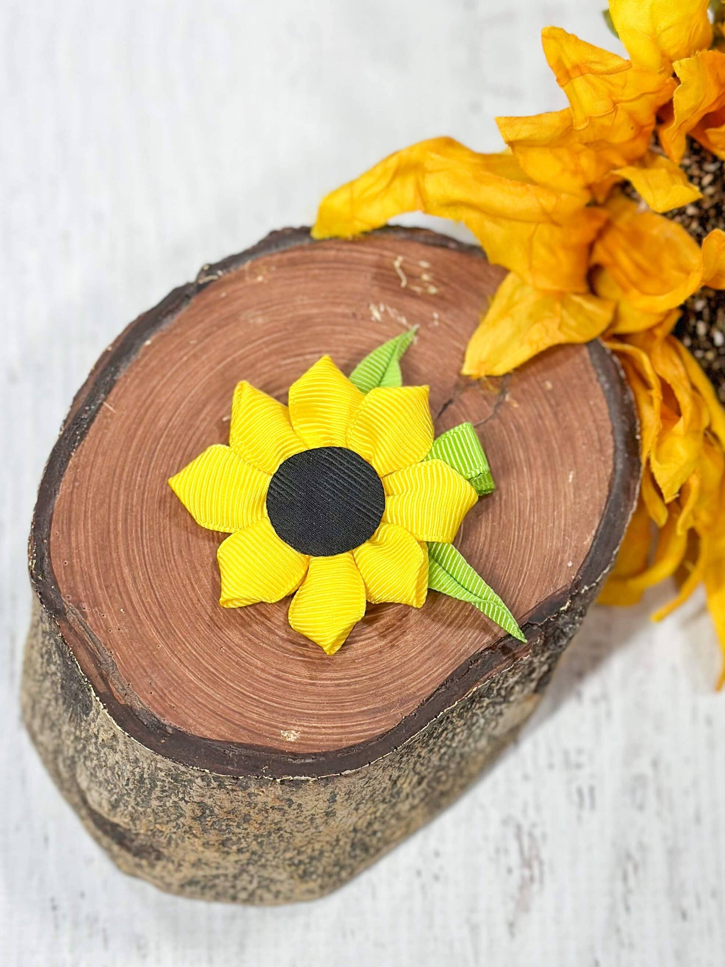 Sunflower Hair Clip