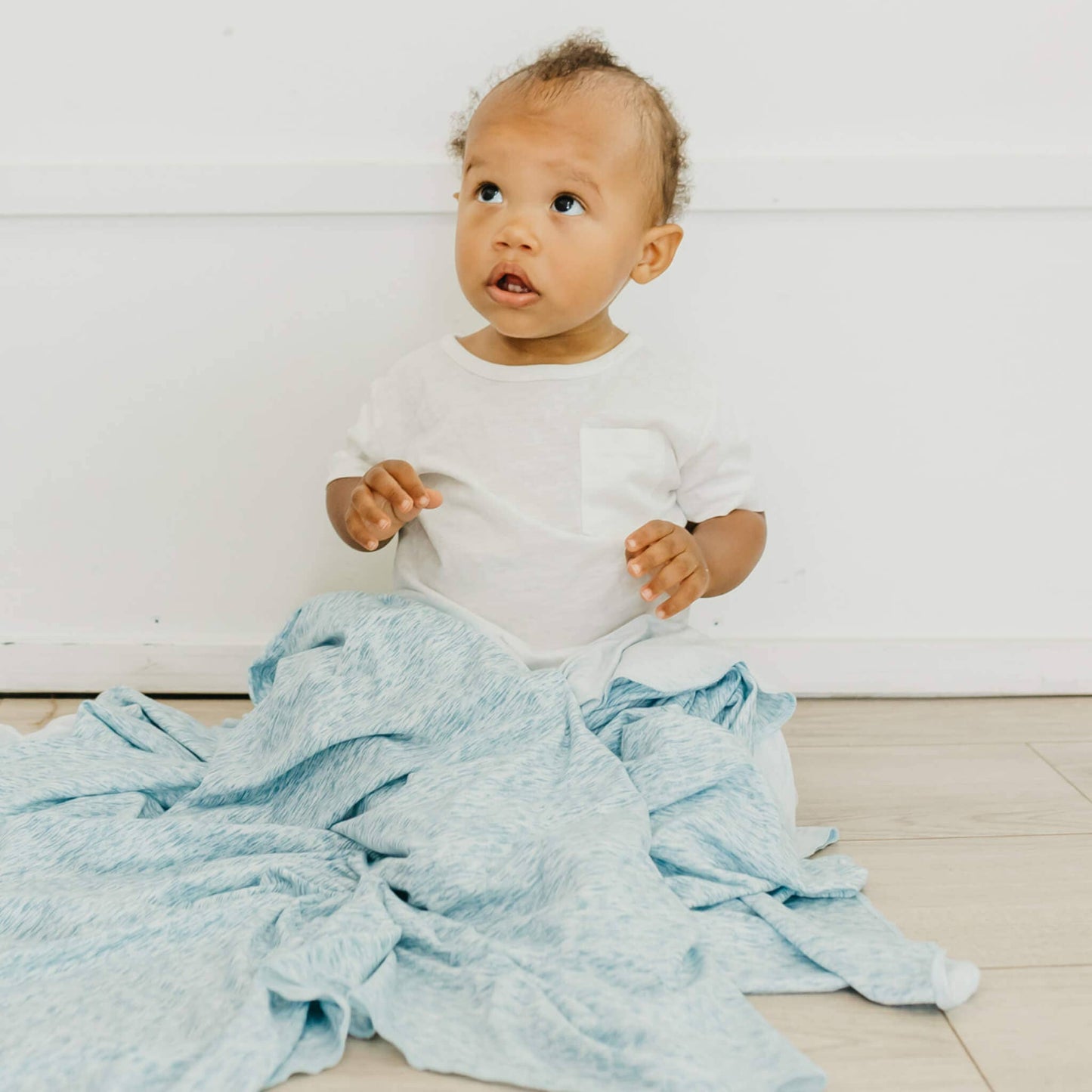 Copper Pearl | Knit Swaddle Blanket - Lennon