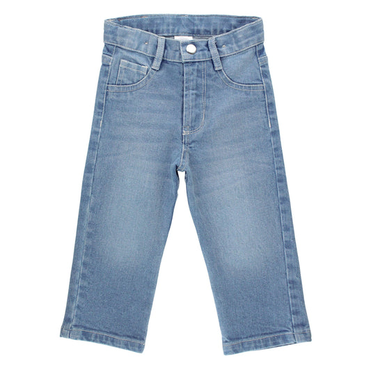 RuffleButts + RuggedButts - Boys Light Wash Denim Jeans
