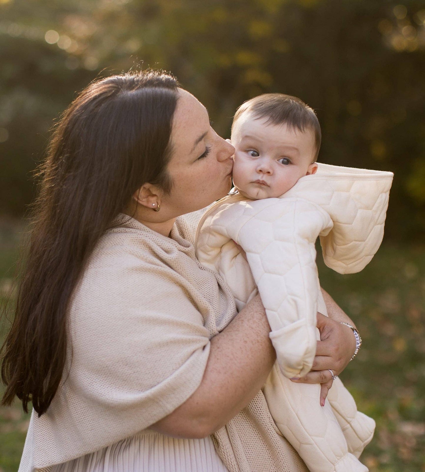 Burt's Bees Baby - Organic Cotton Honeycomb Quilted Bunting