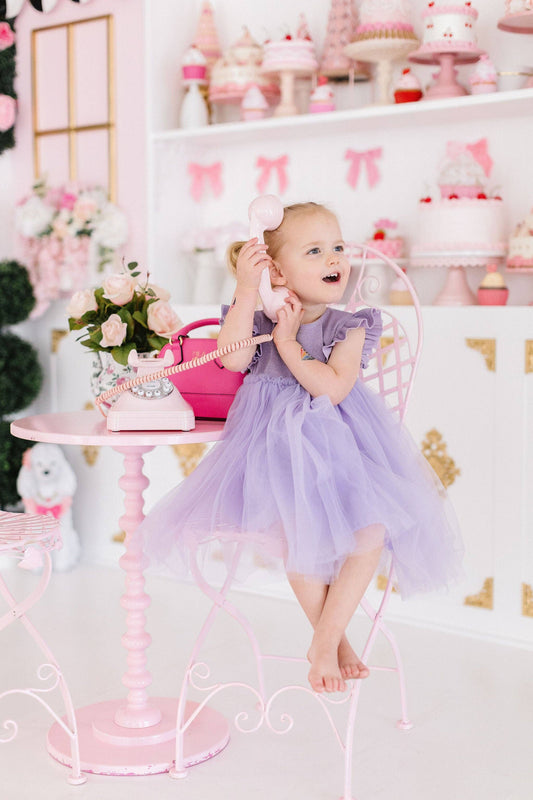 Mila & Rose - Lavender Shimmer Tutu Dress
