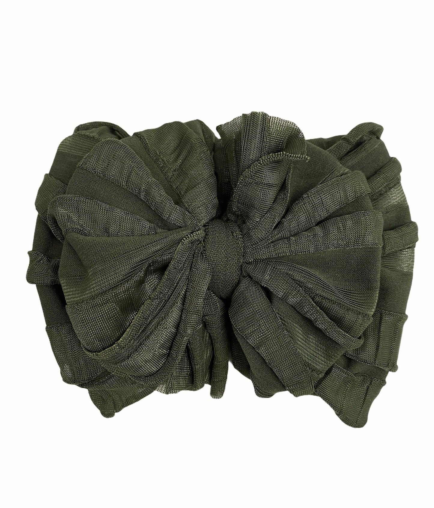 Rockin Royalty - Cedar Green Ruffled Headband
