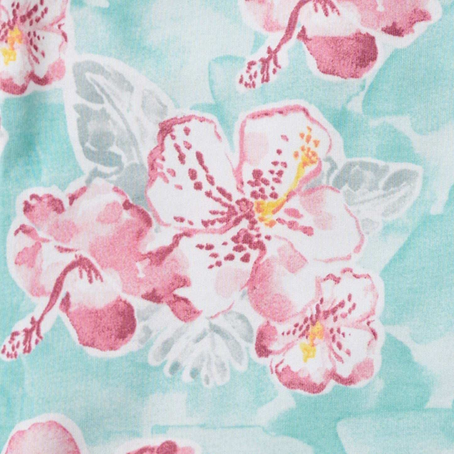 Burt's Bees Baby - Painted Hibiscus Organic Cotton Two-Piece Pajamas
