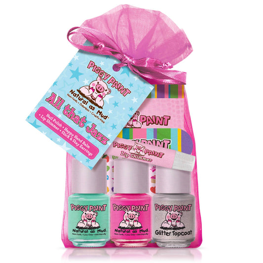 Piggy Paint - All that Jazz Gift Set Non-Toxic Kids Nail Polish