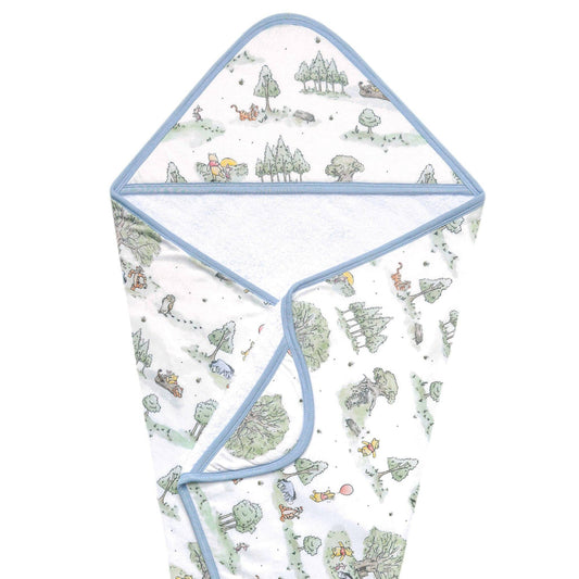 Copper Pearl | Premium Baby Knit Hooded Towel - Hundred Acre Wood