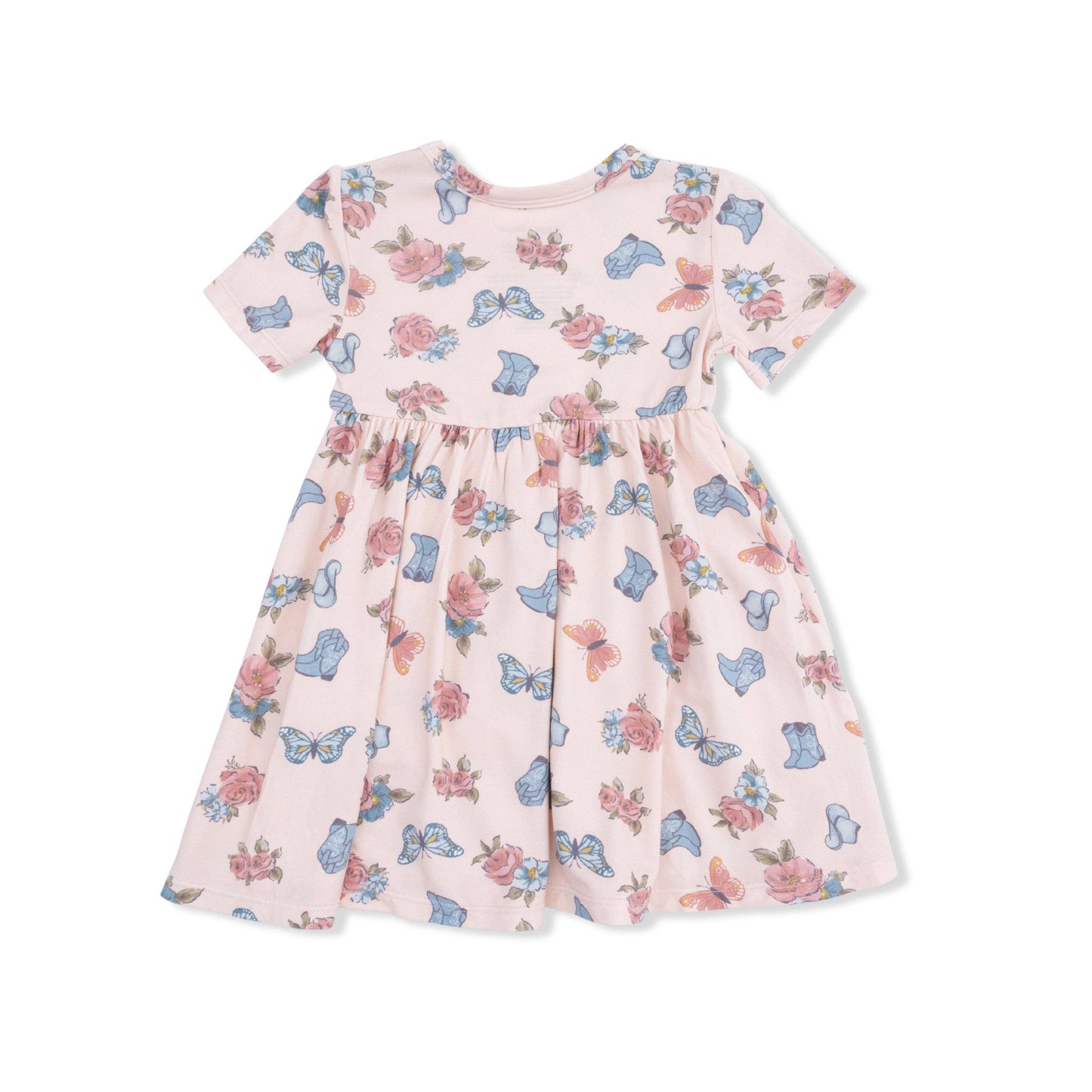 Angel Dear | Country Girl Boots - Twirly Dress with Ruffle Pockets